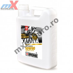 MXE Ulei moto 4T Ipone Full Power Katana 10W60 100% Sintetic ESTER - JASO MA2 - API SM, 4L Cod Produs: 800354IP foto