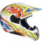 MXE Casca motocross copii, Airoh Mr. Cross Carnival, rosu/galben/alb Cod Produs: MRCA38SAU