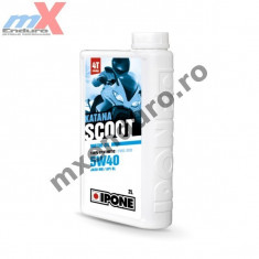 MXE Ulei scuter 4T Ipone Katana Scoot 5W40 100% Sintetic - JASO MB -API SL, 2L Cod Produs: 800382IP foto