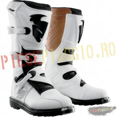 Cizme motocross Thor S4 Blitz ,culoare albe PP Cod Produs: 3410105 foto