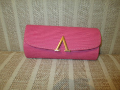 Plic geanta dama roz+CADOU foto