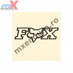 MXE Abtibild Fox culoare neagra 15 cm Cod Produs: 14353001000AU foto