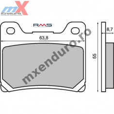 MXE Placute frana spate standard Yamaha TDM850/AN 91- Cod Produs: 225100730RM foto