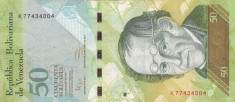 VENEZUELA 50 bolivares 2011 VF!!! foto