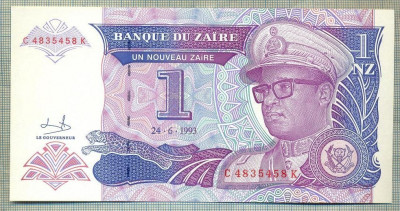 A 673 BANCNOTA- ZAIR -1 NOUVEAU ZAIRE -ANUL1993-SERIA4835458-starea care se vede foto