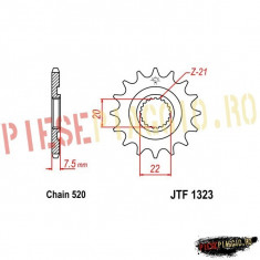 Pinion fata Z13 520 Honda CR125R/CRF250R/X PP Cod Produs: 7261951MA foto