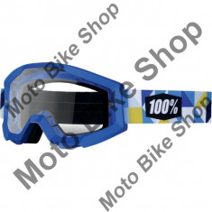 MBS Ochelari cross/enduro Strata Frisbee Clear, 100.00%, albastru, sticla incolora, Cod Produs: 26011521PE foto