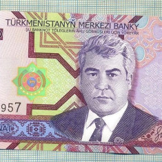 A 696 BANCNOTA-TURKMENISTAN-50 MANAT-ANUL2005-SERIA1346957 -starea care se vede