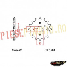 Pinion fata Z14 428 Yamaha DT/RD/RS/SR/XT/YBR/YZ PP Cod Produs: 7263163MA foto