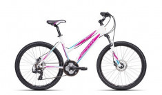 Bicicleta dama CTM Suzzy 2.0, 2016, cadru 18&amp;quot;, alb / mov PB Cod Produs: 037.46 foto