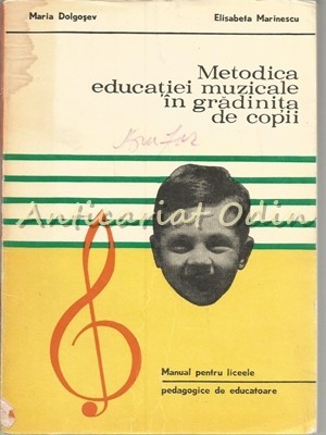 Metodica Educatiei Muzicale In Gradinita De Copii Maria Dolgosev