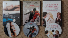 Filme DVD :Swing, Pasiune si destin, Cu iubirea la psihiatru, vezi descrierea foto