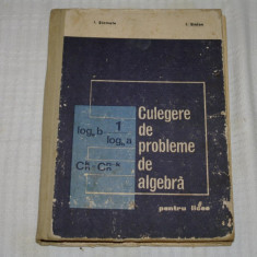 Culegere de probleme de algebra pentru licee - I. Stamate - I. Stoian - 1971