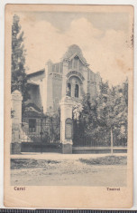 bnk cp Carei - Teatrul - circulata 1940 foto