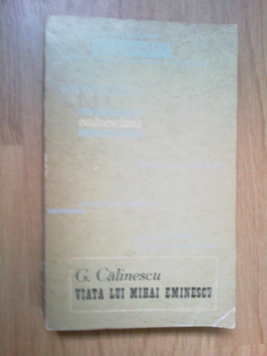 h4 Viata lui Mihai Eminescu - George Calinescu