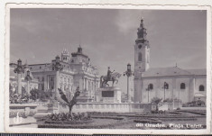 bnk cp Oradea - Piata Unirii - uzata 1939 foto