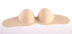 BRA94-155 Sutien invizibil cu push-up si prinderi cu silicon pe lateral foto