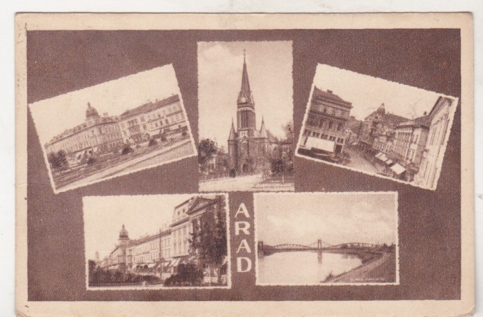 bnk cp Arad - Vedere - uzata 1945