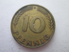 Germania 10 pfennig 1950(D) foto