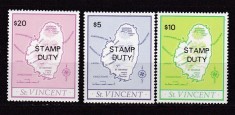 St.Vincent 1979 harti MI 1-3 timbre ptr. colete MNH w33