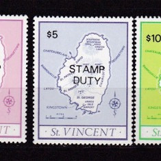 St.Vincent 1979 harti MI 1-3 timbre ptr. colete MNH w33