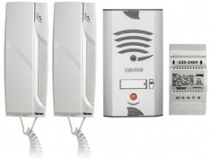 KIT VILA AUDIO 4+N fire, set telefoane uz casnic, 4 receptoare, 1 buton foto
