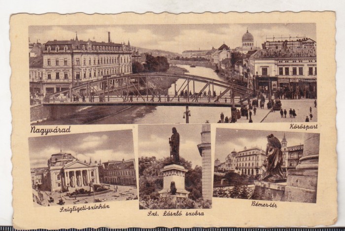 bnk cp Oradea - Vedere - uzata interbelica