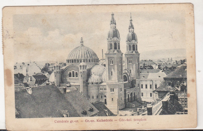 bnk cp Sibiu - Catedrala gr-or - circulata 1929