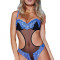 N451-1 Body sexy cu bust buretat si model din dantela