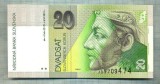 A 738 BANCNOTA- SLOVACIA - 20 KORUN -ANUL2001-SERIA95709474-starea care se vede, Europa