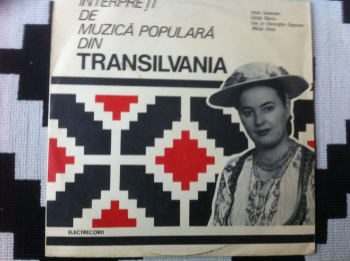 Interpreti de muzica populara din Transilvania disc vinyl lp muzica folclor VG+