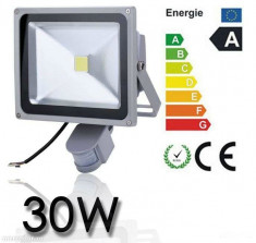 Proiector LED 30w echivalent 300w Senzor miscare Senzor lumina Exterior foto