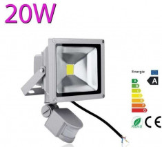 Proiector LED 20w echivalent 200w Senzor miscare Senzor lumina Exterior foto