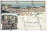 1262 - CONSTANTA, Litho, Romania - old postcard - used - 1899, Circulata, Printata