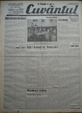 Cuvantul , ziar legionar , 21 Mai 1933 , articole Nae Ionescu , Ion calugaru