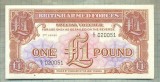 A 757 BANCNOTA-BRITISH ARMED FORCES- 1 POUND-ANUL ND-SERIA-starea care se vede, Europa