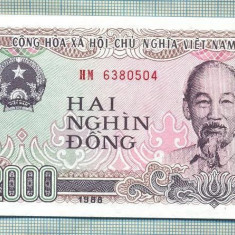 A 767 BANCNOTA-VIETNAM - 2000 DONG-ANUL1988-SERIA6380504-starea care se vede