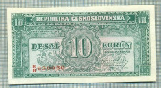 A 788 BANCNOTA-CEHOSLOVACIA- 10 KORUN-ANUL(1945)-SERIA630050-starea care se vede foto