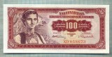 A 779 BANCNOTA-YUGOSLAVIA -100 DINARA-ANUL1955-SERIA058673-starea care se vede, Europa