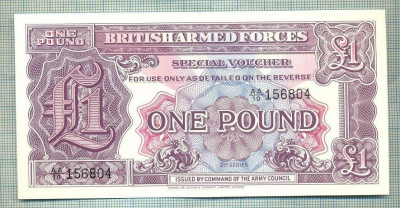 A 758 BANCNOTA-BRITISH ARMED FORCES- 1 POUND-ANUL ND-SERIA-starea care se vede foto