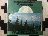 Ansamblul folcloric Transilvania disc vinyl lp muzica populara ST EPE 03727 VG+, Electrecord