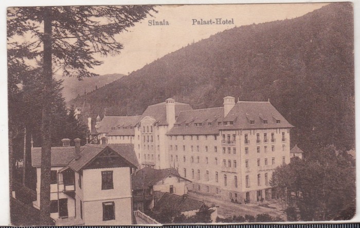 bnk cp Sinaia - Palast-Hotel - uzata 1923