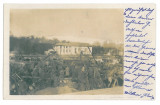 1953 - PREDEAL, Brasov, Railway Station - old postcard, real PHOTO - used, Circulata, Fotografie