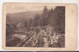 Bnk cp Sinaia - Castelul Peles - Terasele - circulata 1924, Printata