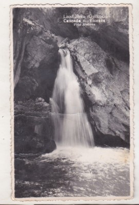 bnk cp Lacul Rosu - Cascada - uzata interbelica foto