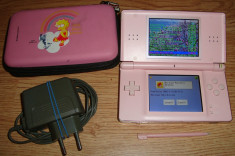 Nintendo DS Lite Modat R4 + Jocuri pe card Mario, Zelda, Pokemon, etc. foto