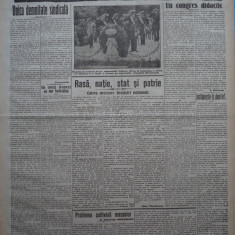 Cuvantul , ziar legionar , 2 Iunie , 1933 , articole S. Mehedinti , M. Sebastian