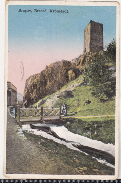 bnk cp Brasov - Turnul negru - circulata 1930