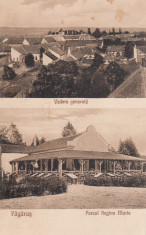 FAGARAS , VEDERE GENERALA SI PARCUL REGINA MARIA , CIRCULATA 1930 foto