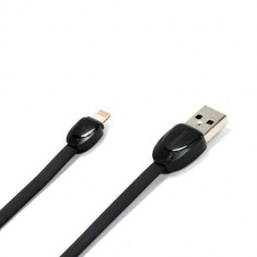 Cablu Lightning 8 Pin USB Data Sync Si Incarcare 1 Metru iPad 4 Remax Original Negru foto